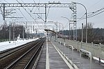 станция Ушаки: Пассажирские платформы, вид в сторону ст. Тосно