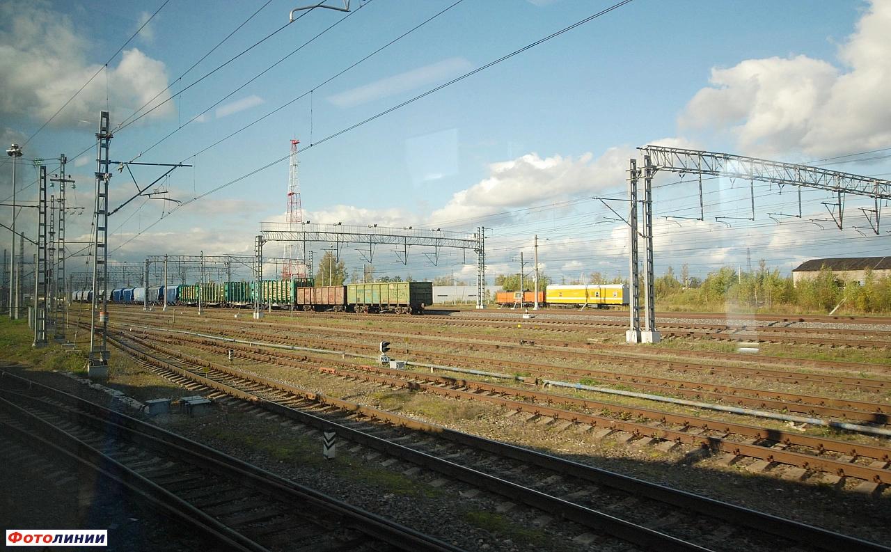 Вид станции в сторону Санкт-Петербурга