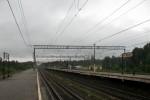 станция Горы: Вид с 3-ей платформы в направлении С.-Петербурга
