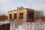 станция Рыбацкое: Заброшенное здание депо и фрагмент рампы
