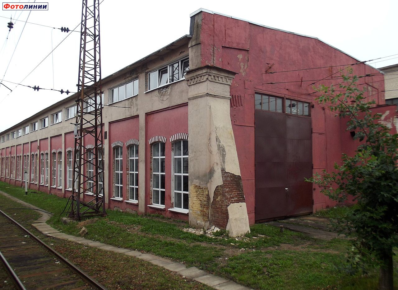 Здание вагонного депо Тверь с западного торца