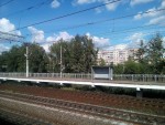 о.п. 19 км (Ижоры): Павильон на платформе в сторону Санкт-Петербурга