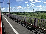 о.п. 55 км: Вид платформы в сторону ст. Посадниково