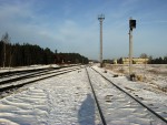 станция Новоельня: Маневровый светофор М6