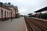 станция Лида: Первая платформа, вид в сторону Барановичей и Мостов