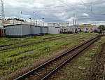станция Санкт-Петербург-Балтийский: Вид на моторвагонное депо Санкт - Петербург Балтийский (ТЧ-15) в нечётном направлении