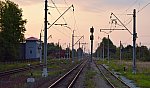 станция Новый Петергоф: Выходные светофоры ЧI, ЧII, Ч4 (в сторону Санкт-Петербурга)