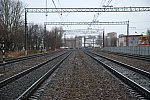 станция Гатчина-Варшавская: Вид станции в сторону Санкт-Петербурга