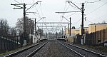 о.п. Татьянино: Вид платформ в сторону Гатчины-Варшавской