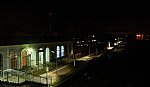 станция Александровская: Вид станции в сторону Гатчины-Варшавской ночью
