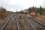станция Сала: Вид в сторону Ивангорода