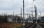 Вид на станцию со стороны ветки от Гатчины-Пассажирской-Балтийской