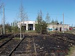 станция Луга I: Бывшее локомотивное депо