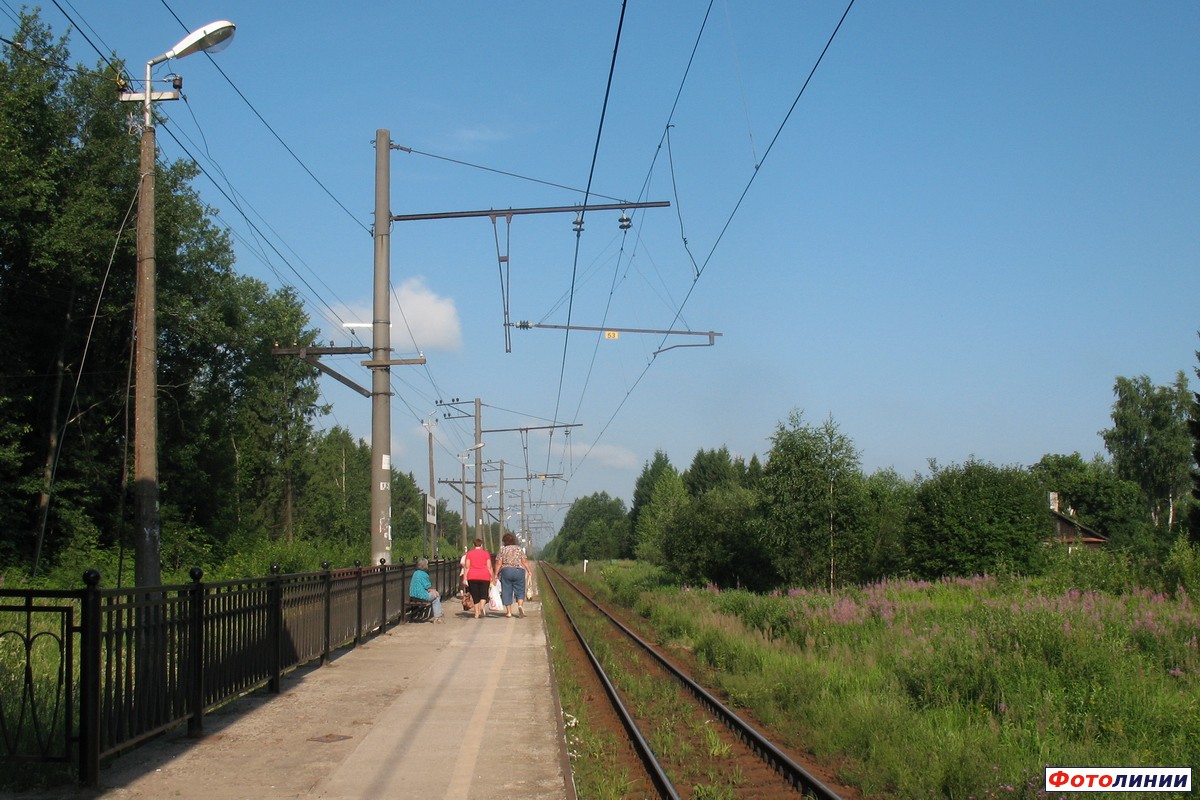 Платформа, вид в направлении С.-Петербурга