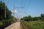 о.п. Щеглово: Платформа, вид в направлении С.-Петербурга