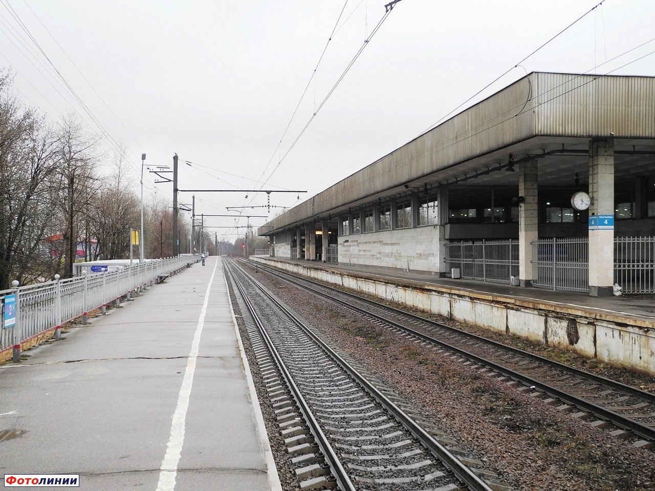 Станция Девяткино платформа