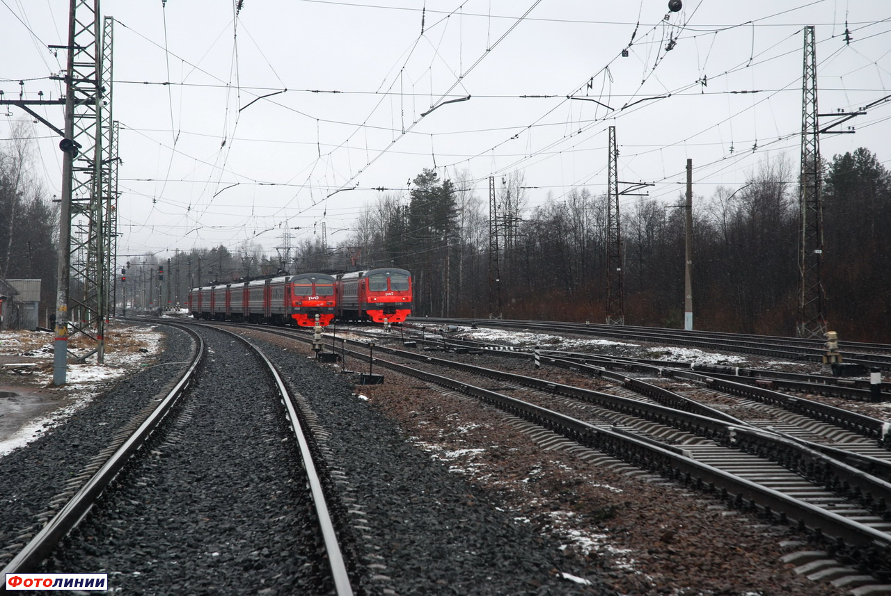 Вид станции в сторону Приозерска