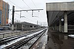 станция Девяткино: Вид платформ приозерского направления в сторону Санкт-Петербурга