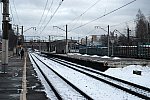 станция Пискарёвка: Вид платформ в сторону Ржевки