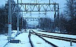 станция Кушелевка: Вид станции в сторону Пискаревки со стороны Ланской