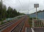 о.п. 78 км: Вид с нечётной платформы в сторону Лосево I