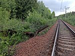 о.п. Капеасалми (пл. 148 км): Старая финская платформа рзд. Капеасалми (Kapeasalmi)