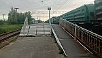 станция Мюллюпельто: Пассажирская платформа. Вид со стороны Отрадного