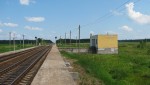 о.п. Богутичи: Вид с платформы в сторону Ельска