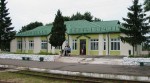 станция Ельск: Пассажирское здание во время ремонта