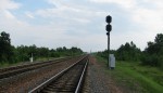 станция Ельск: Входные светофоры НД и Н