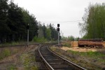 станция Калязин-Пост: Горловина со стороны Углича. Вид с пути из Савёлово