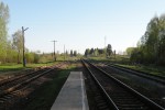 станция Белый Городок: Вид в сторону Калязина