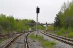станция Калязин-Пост: Светофоры Н3, Н2 в "савёловской" горловине (на путях со стороны Сонково)