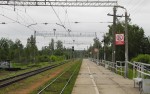 станция Конаковский Мох: Вид с платформы в сторону Решетниково