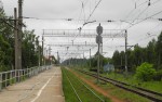 станция Конаковский Мох: Вид с платформы в сторону Конаково