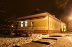 станция Светлогорск-на-Березине: Вид поста ЭЦ ночью