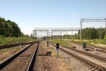 станция Жлобин-Подольский: Вид станции в сторону Светлогорска