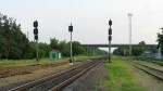 станция Светлогорск-на-Березине: Выходные светофоры Н1, Н6 и маршрутный указатель МУ4