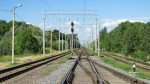 станция Жлобин-Подольский: Выходной светофор Ч30 и нечетная горловина