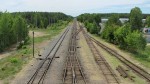 станция Светлогорск-на-Березине: Вид в сторону Калинковичей