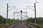 станция Жлобин-Подольский: Выходные светофоры Н33 и Ч32 в сторону ст. Хальч