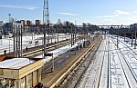 станция Клин: Вид в сторону Москвы