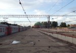 станция Москва-Пассажирская: Вид на циркульное депо Николаевской ж.д