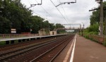 о.п. Новоподрезково: Вид с платформы в сторону Твери