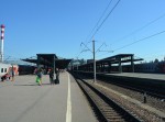 станция Дача Долгорукова: Навесы на платформах, вид со стороны Заневского Поста