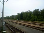 станция Хотислав: Пути станции (вид в сторону Бреста)