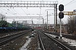 станция Нарвская: Светофоры ПН2 и НМ1, вид в сторону Автово