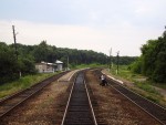 станция Венгеровка: Вид в сторону ст. Камышеваха