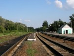 станция Лисичанск: Вид в сторону ст. Переездная