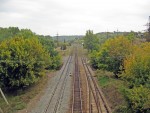 станция Насветевич: Вид в сторону ст. Лисичанск